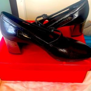 Black with bronze heels, Aerosoles, new 9.5 never worn